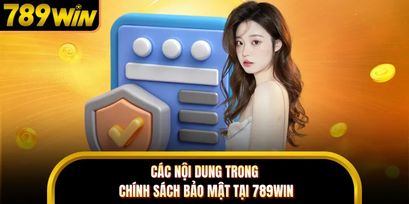 Các nội dung trong chính sách bảo mật tại 789WIN